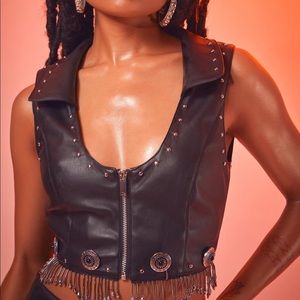 Quick Draw Western Crop Top